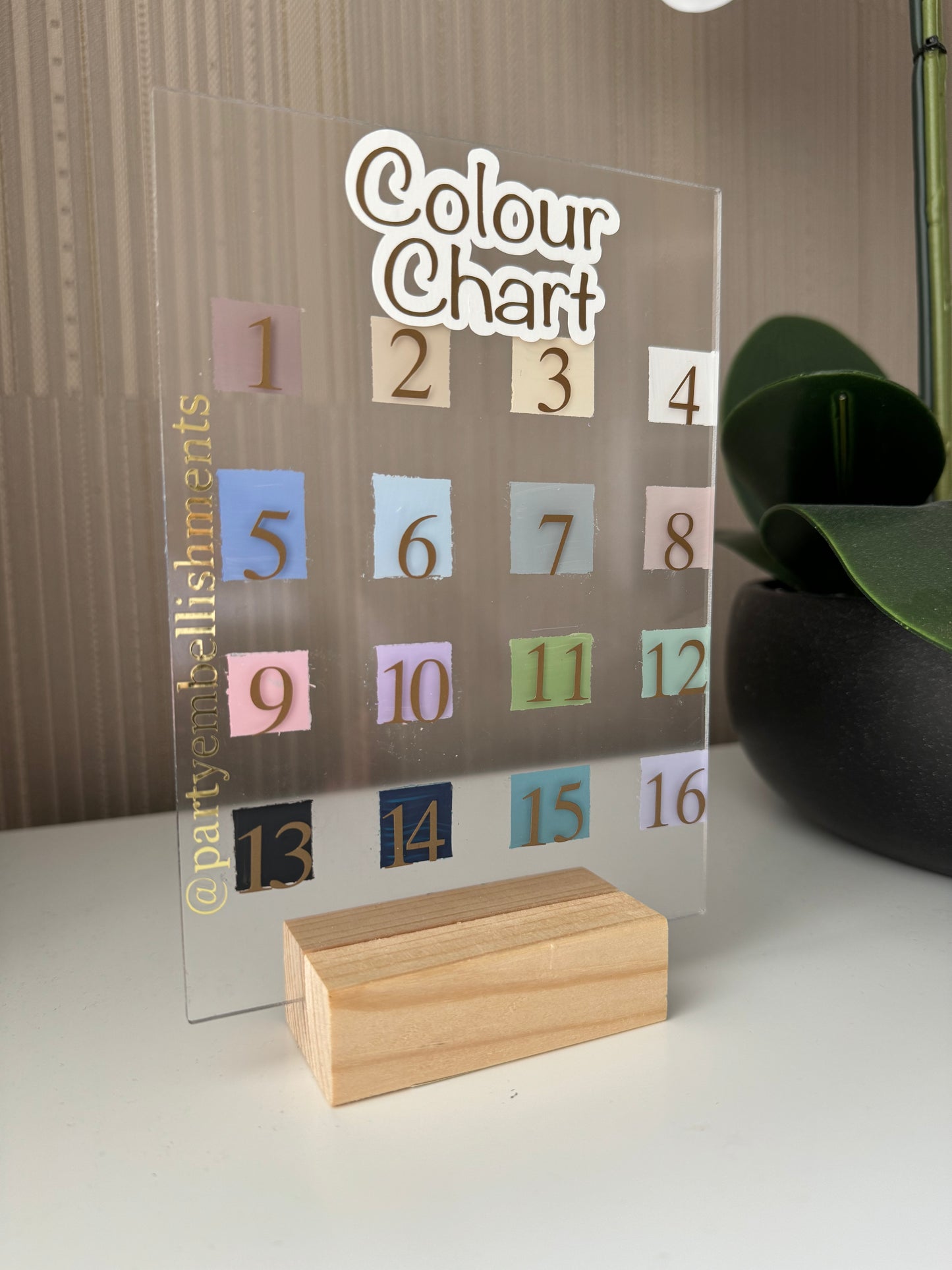 Salaams World Acrylic Baby Plaque