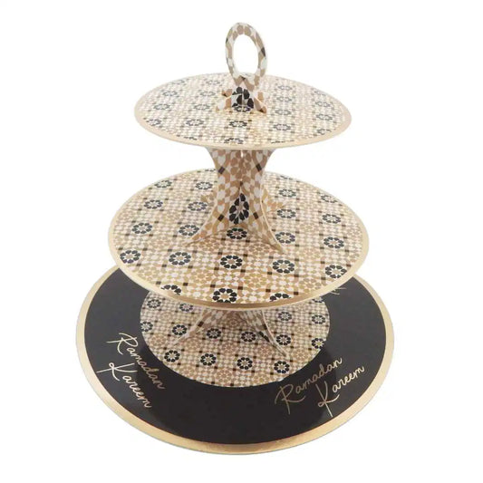 Ramadan Kareem card cake stand