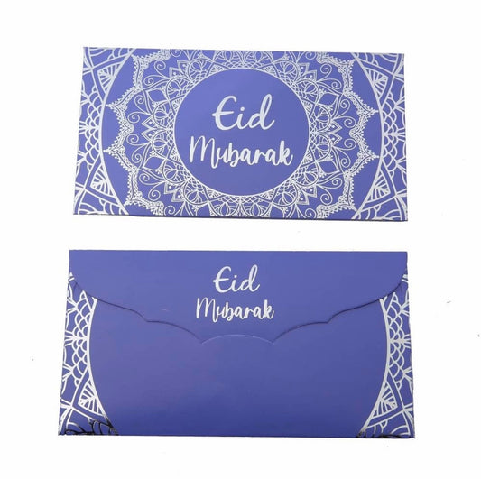 x10 Blue Silver Foil envelopes